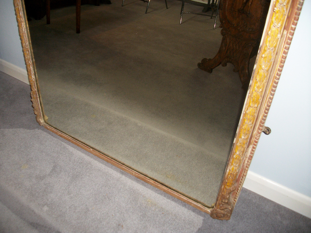 Very Large Overmantle Mirror